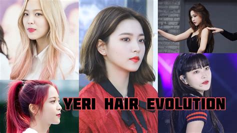Red Velvets Yeri Hairstyle Evolution Youtube