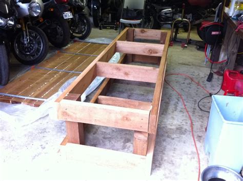 Has anyone ever built one from wood?:scooter: Motorcycle Work Table Plans Plans DIY Free Download vinoture wine barrel furniture | Home ...