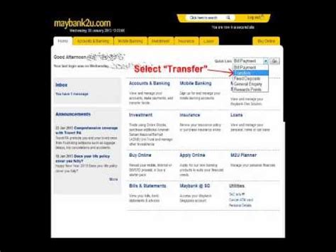 Loan approval and funding can occur in as little as two days for santander checking customers who provide a valid email address at. Online Direct Payment: MAYBANK.wmv - YouTube