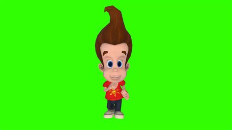 Jimmy Neutron Run Animated Front Chroma Youtube