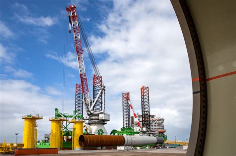 Foundation installation starts at Belgium's largest offshore wind farm ...