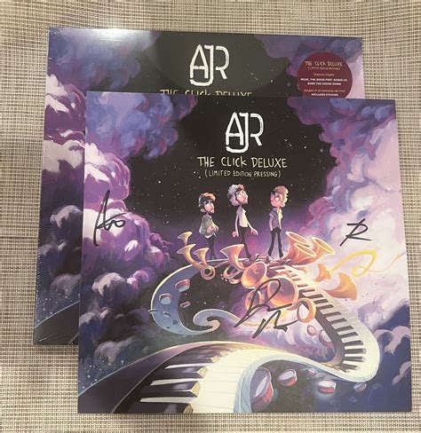 The Click Deluxe Edition Limited Red Vinyl Ajr Signed Insert