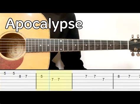 Apocalypse Easy Guitar Tabs Tutorial By Cigarettes After Sex Youtube