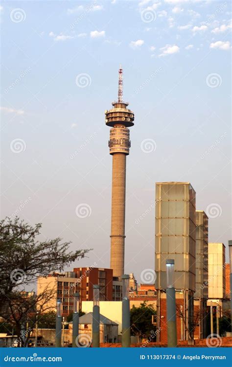 Hillbrow Tower In Johannesburg Stock Photo Image Of City Radio