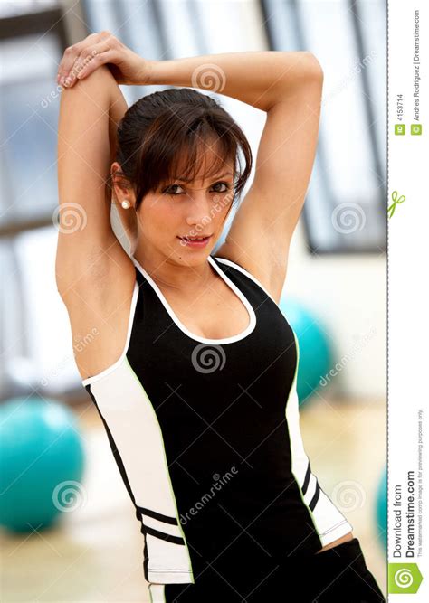 Girl Stretching Out Stock Images Image 4153714