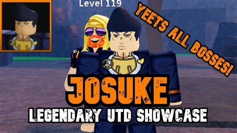 Josuke Yeets All The Bosses In Ultimate Tower Defense Roblox Showcase