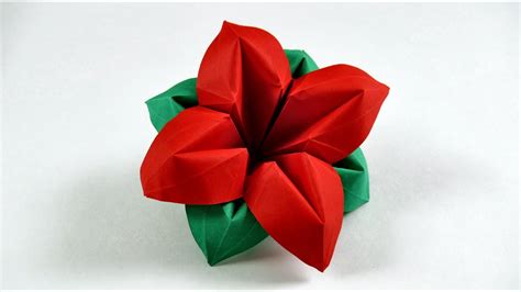 How To Make A Paper Flower Easy Origami Flowers Youtube