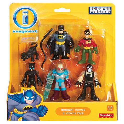 Imaginext Dc Super Friends Batman Heroes And Villains Pack Target Australia