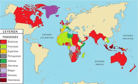 Alexx Varela Sociales Mapa De Los Imperios Coloniales