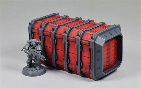 3d Printed Terrain Cargo Containers Crates And Drums For 40k Etsy Italia