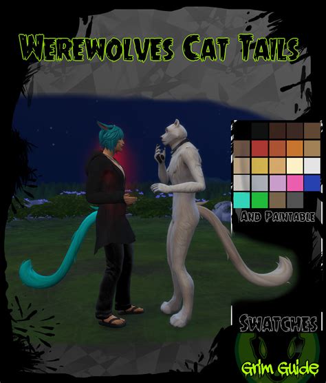 The Odd Dude Werewolves Miqote Cat Tail Base Game Compatible