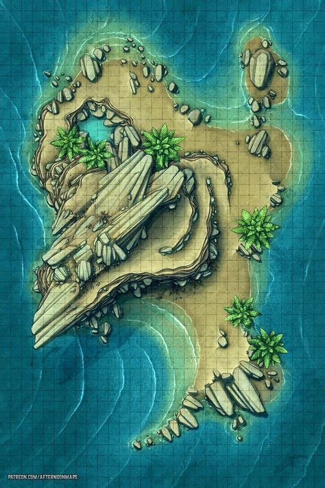 Island Shrine Dndmaps Dnd World Map Dungeon Maps Map Images And