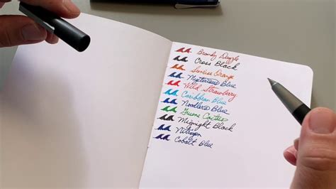 The Sketchnote Ideabook Fountain Pen Testing Youtube