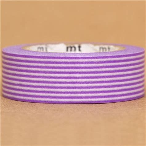 mt washi masking tape deco tape with purple stripes mt washi tape washi tape purple