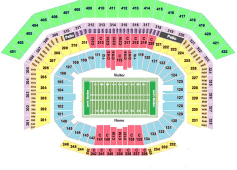 Levis Stadium Seating Chart Views And Reviews San Francisco 49ers