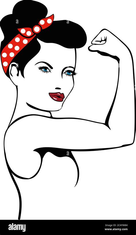 We Can Do It Rosie The Riveter Stock Vector Images Alamy