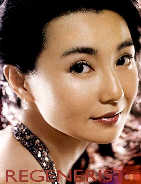 Black Rose Hong Kong Beautiful Actress Maggie Cheung Man Yuk