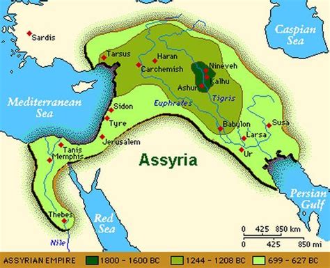 From Th Century Bc To Th Century Bc The Assyrians Controlled An