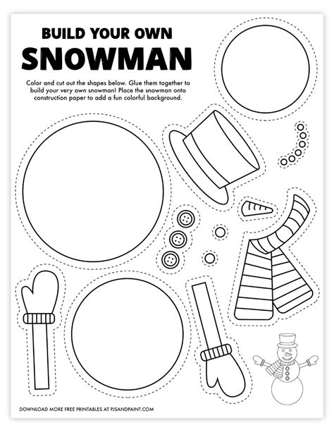 Build A Snowman Printable