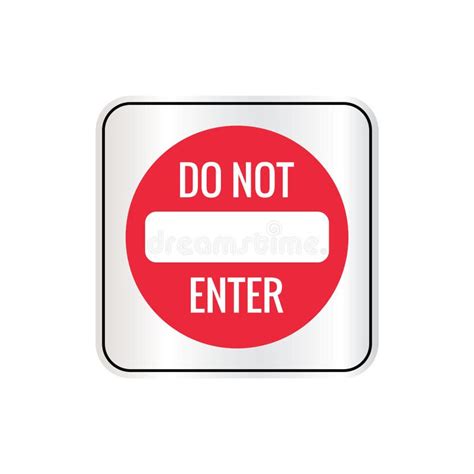 Do Not Enter Signs Stock Illustrations 241 Do Not Enter Signs Stock