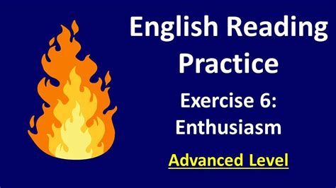 English Reading Practice: Exercise 6 (Advanced) in 2021 | Reading practice, English reading, Reading