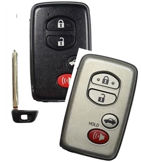 Insert key into ignition (do not turn) and pull the key out. Toyota FCC HYQ14AAB keyless remote smart key fob car ...