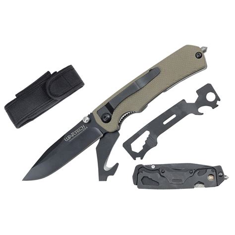 Wartech 9 Multi Tool Folding Pocket Knife 593657 Multi Tools At Sportsmans Guide