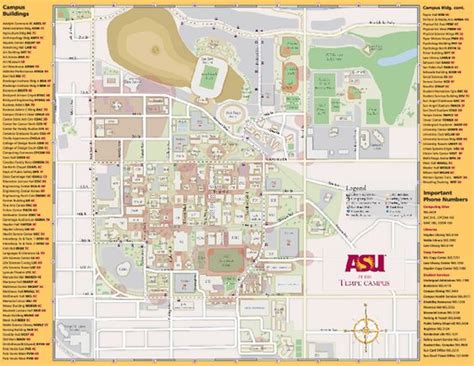 U Of Arizona Campus Map