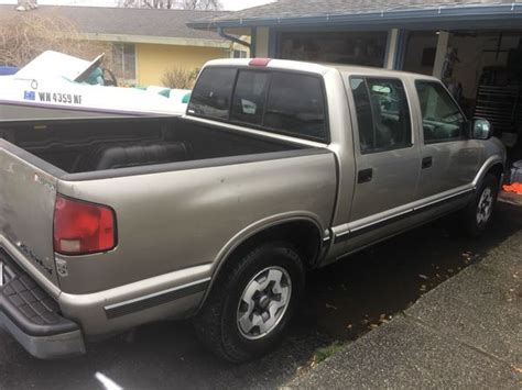 2001 4x4 Chevy S10 Pickup Truck Crew Cab Sport Bed For Sale In Renton