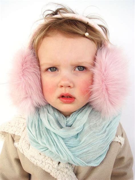 Classic Women Children Girls Winter Earmuffs Ear Warmer With Molton H