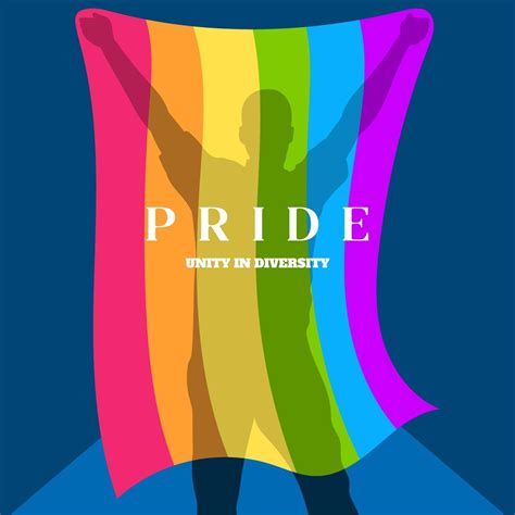 Lgbt Poster Design Gay Pride Lgbtq Ad Divercity Concept Vector