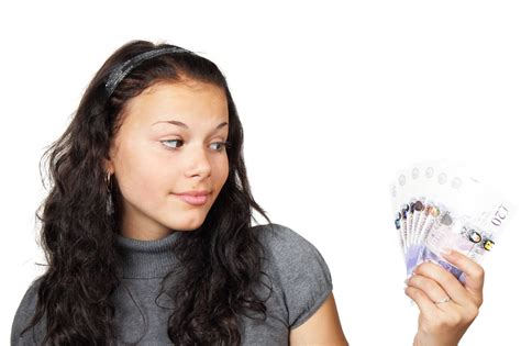 Teenager With Money Free Stock Photo Public Domain Pictures