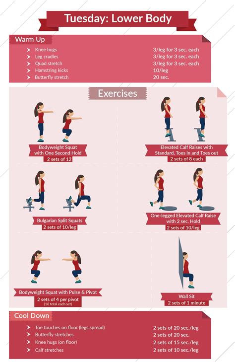 Level 3 Lower Body Infographic Best Workout Routine Calisthenics