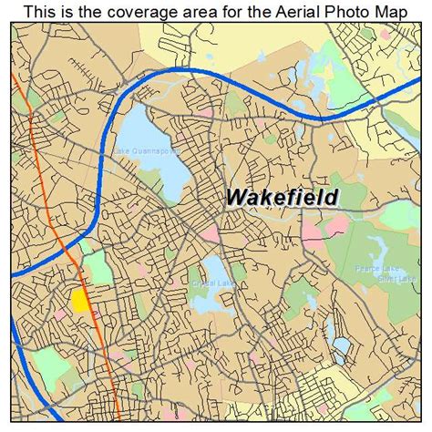 Aerial Photography Map Of Wakefield Ma Massachusetts