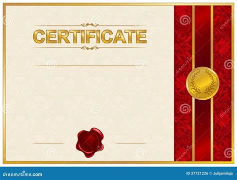 Elegant Diploma Award Certificate Template Design Download Free