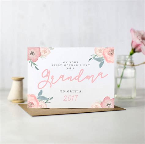 We did not find results for: 'first Mother's Day As A Grandma To' Personalised Card By Here's To Us | notonthehighstreet.com