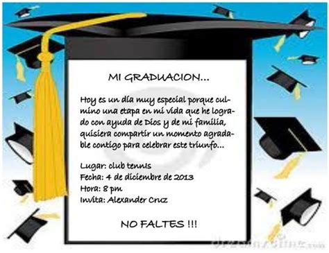 Tarjeta De Invitacion A Grado Invitaciones Para Graduacion Tarjetas
