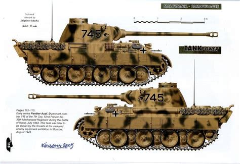 Panther Ausf D 51st Panzer Battalion Kursk 1943 Panther Tank