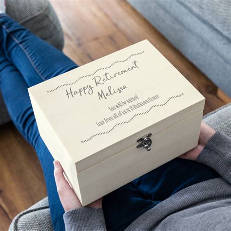 If you're really on a budget, a travel adapter is an excellent gift for the newly retired. Personalised Happy Retirement Gift Keepsake Box By ...