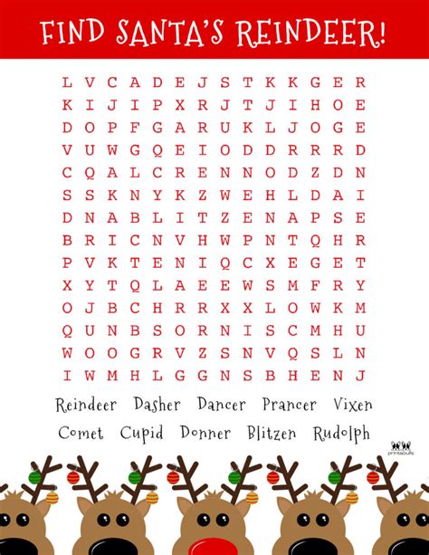 Christmas Word Searches 25 Free Printables Printabulls