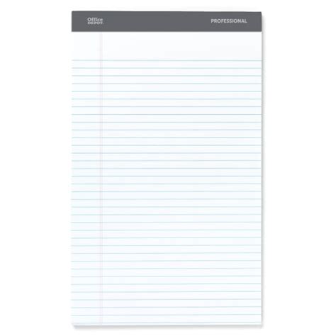 Professional Legal Pad 8 12 X 14 White Legal Ruled 50 Sheets 4
