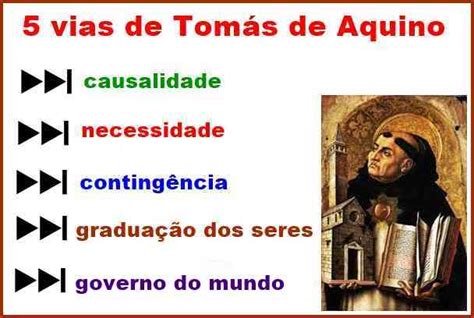 5 vias de Tomás de Aquino