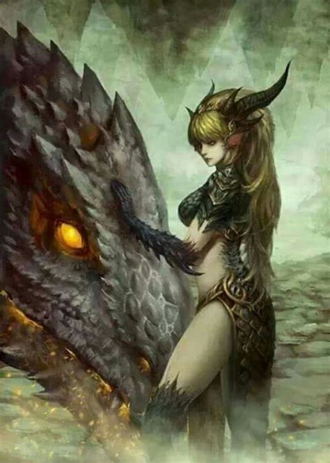 Αποτέλεσμα εικόνας για Half Dragon Half Human Female Fantasy Dragon Character Art Dragon