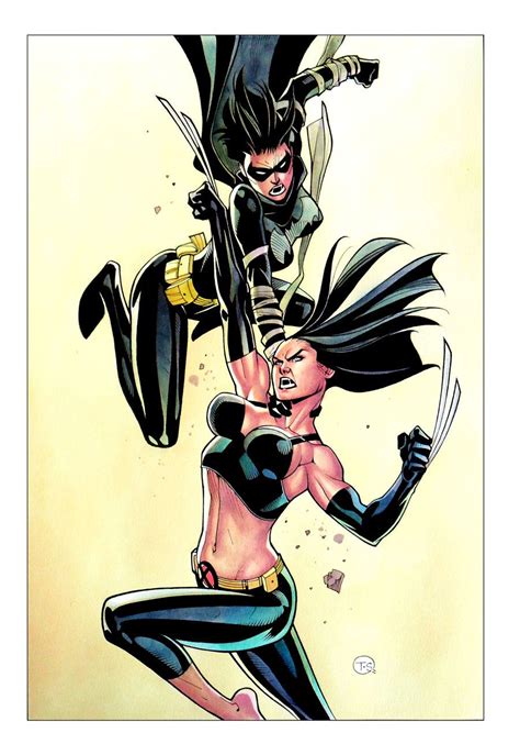 Blackbat Commission Against X23 By Taguiar On Deviantart Marvel And
