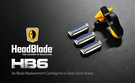 Headblade Mens Hb6 Refill Shaving Razor Blades 6