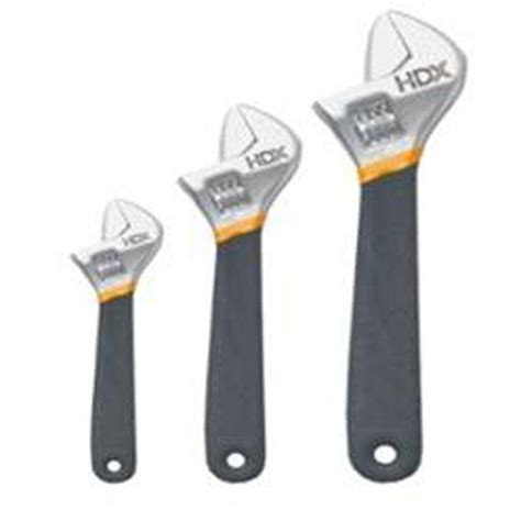 Hdx Adjustable Wrench Set 3 Piece 12133 The Home Depot