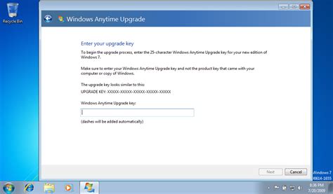 The Windows Anytime Upgrade Experience For Windows 7 Windows