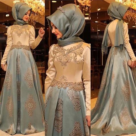 Arabic Evening Gowns Dresses Women Kaftan Dubai Hijab Evening Dresses
