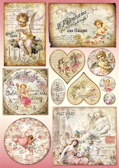 Vintage Decoupage Papers To Print