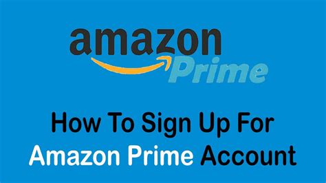 How To Sign Up For Amazon Prime Create Amazon Prime Account Youtube